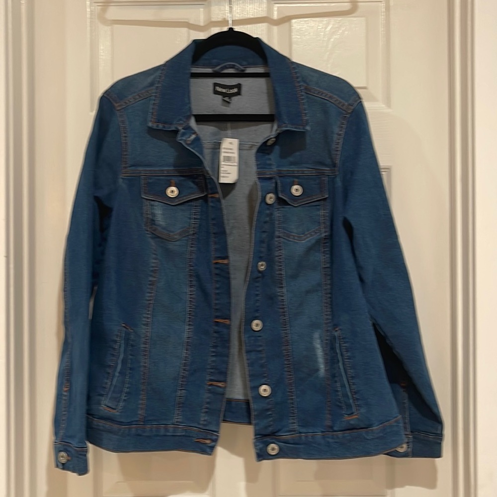 NEW Denim Jacket 1X